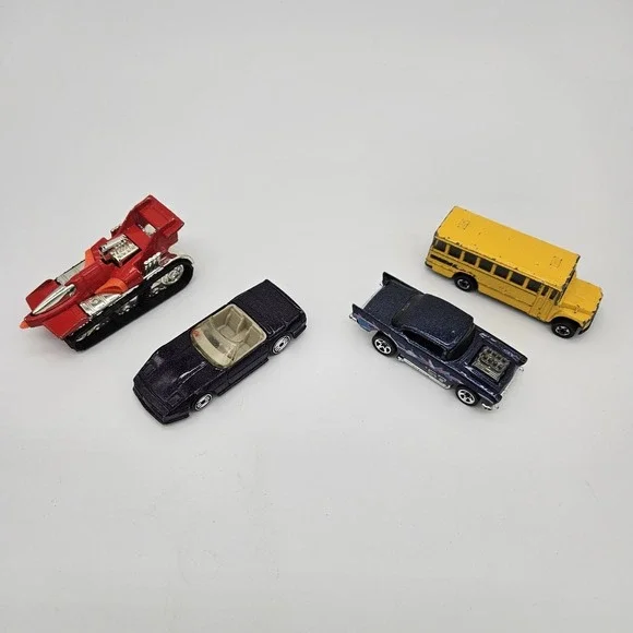 Lot Of 4 Vintage Hot Wheels Cars 1976-1992 See Description Malaysia - Picture 1 of 16